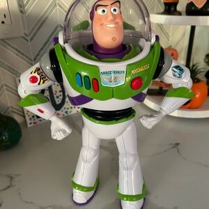 Buzz Lightyear Talking Action Figure - Green and White